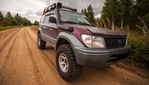 фото шины Nitto Trail Grappler на Toyota Land Cruiser Prado