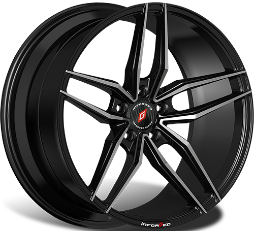 Фото Inforged IFG37 8x18 5x112 ET40 dia 57,1 black machined