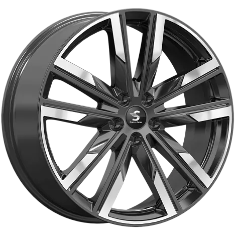 Фото K&K Premium Series КР014 (20_Geely Tugella) 8x20 5x108 ET46 dia 63,35 diamond black gris