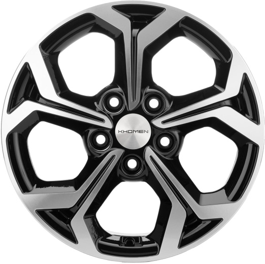 Фото Khomen Wheels KHW1606 (Huyndai/Kia) 6,5x16 5x114,3 ET50 dia 67,1 black-FP