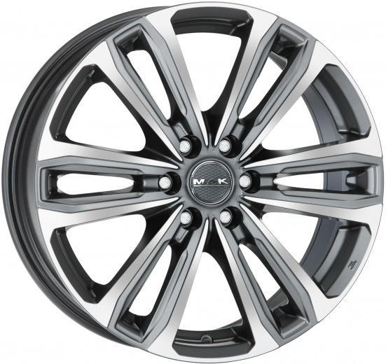 Фото MAK Safari 6 8x18 6x130 ET53 dia 84,1 gunmetal mirror face