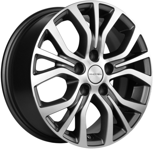 Фото Khomen Wheels KHW1608 (Multivan) 6,5x16 5x120 ET51 dia 65,1 gray-FP
