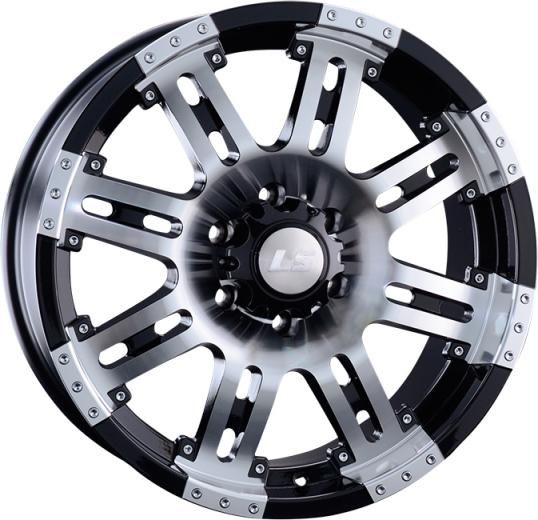 Фото LS Wheels 954 9x18 6x139,7 ET25 dia 106,1 BKF