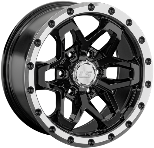 Фото LS Wheels 1350 9x17 6x139,7 ET15 dia 106,1 BKL
