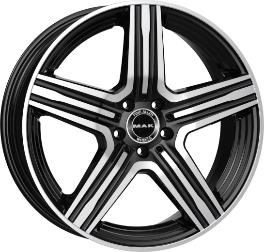 Фото MAK Lewis-D 11x21 5x112 ET38 dia 66,6 black mirror