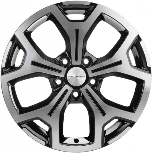 Фото Khomen Wheels KHW1710(2) (VW Multivan) 6,5x17 5x120 ET60 dia 65,1 black-FP