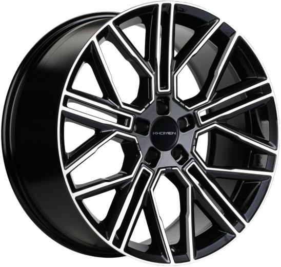 Фото Khomen Wheels KHW2101 (Front) 9,5x21 5x112 ET37 dia 66,6 black-FP