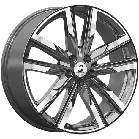 Фото K&K Premium Series КР014 Geely Monjaro 8x20 5x108 ET46 dia 63,35 diamond gloss graphite