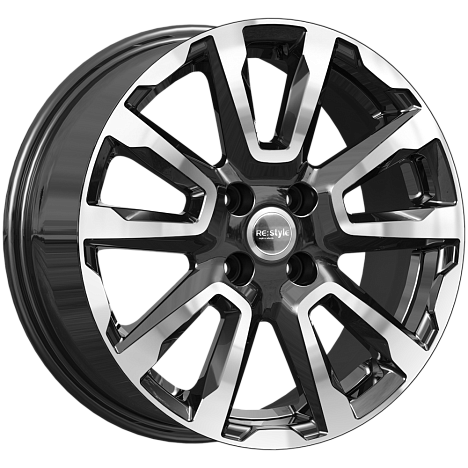 Фото iFree Replica КС1026  (ZV_16_Vesta FL) КС1026 (ZV_16_Vesta FL) 6,5x16 4x100 ET50 dia 60,1 алмаз черный