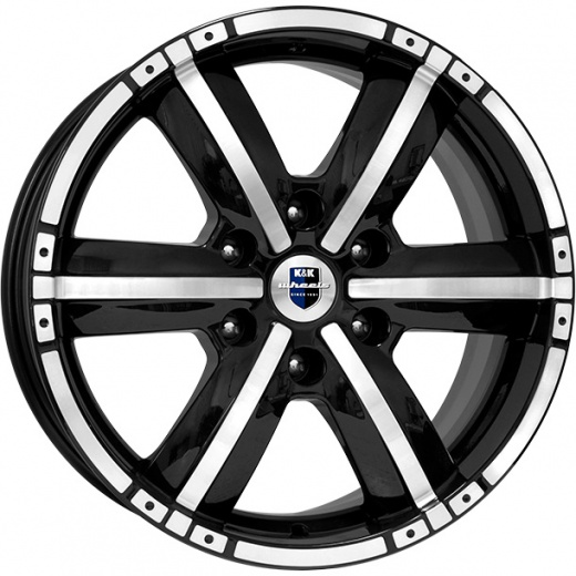 Фото K&K Окинава 7,5x17 6x139,7 ET25 dia 67,1 алмаз черный