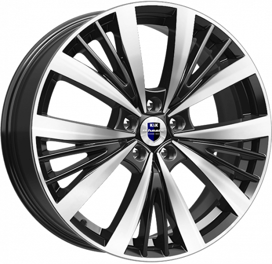 Фото K&K Марвел 7,5x19 5x112 ET32 dia 66,6 алмаз черный Россия