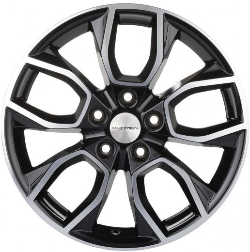 Фото Khomen Wheels KHW1713 (SantaFe) 7x17 5x114,3 ET47 dia 67,1 black-FP Россия