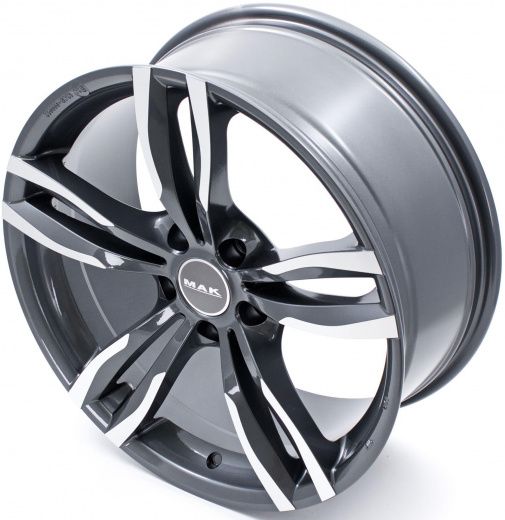 Фото MAK Luft 8x19 5x120 ET37 dia 72,6 gun metallic mirror