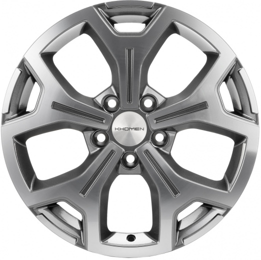 Фото Khomen Wheels KHW1710(2) (VW Transporter) 6,5x17 5x120 ET55 dia 65,1 gray-FP