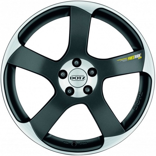 Фото DOTZ Freeride PEAK 7,5x18 5x112 ET38 dia 70,1 graphite lip polished