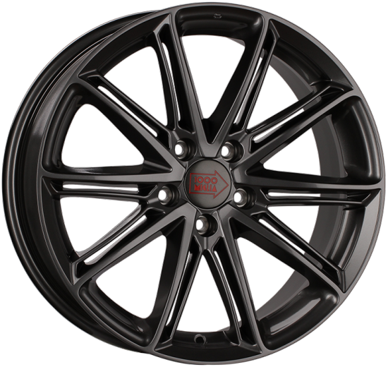 Фото 1000 Miglia MM1007 7,5x17 5x112 ET45 dia 66,6 dark anthracite high gloss