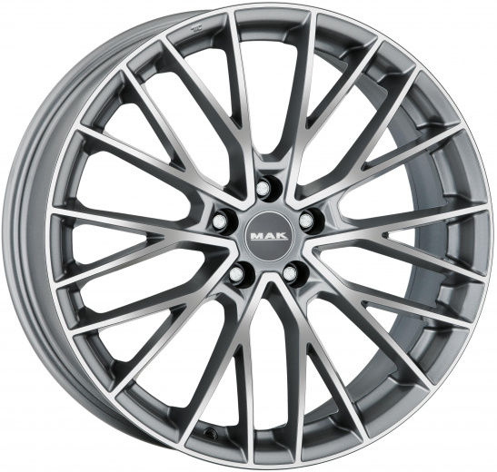 Фото MAK Speciale 8,5x21 5x112 ET29 dia 66,6 graphite mirror face