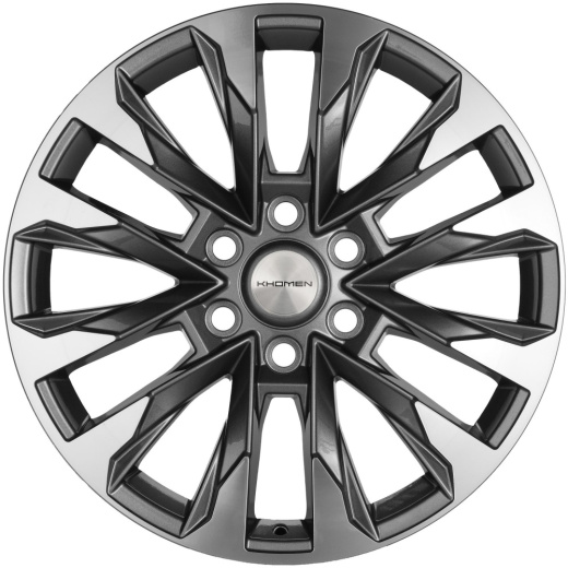 Фото Khomen Wheels KHW2010 (Pajero IV) 8x20 6x139,7 ET38 dia 67,1 gray-FP