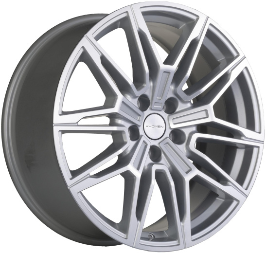 Фото Khomen Wheels ORG1904 (3/4/5/6 series) 8,5x19 5x112 ET30 dia 66,6 brilliant silver-FP