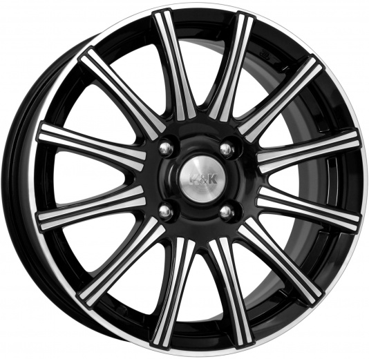 Фото K&K Сиеста 6x15 4x100 ET40 dia 60,1 алмаз черный Россия
