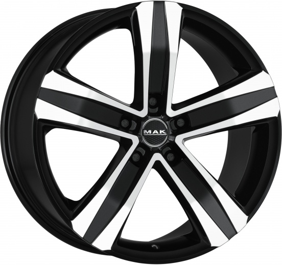 Фото MAK Stone 5 6.5x15 5x118 ET65 dia 71.1 black mirror