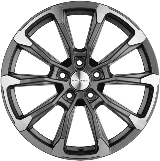 Фото Khomen Wheels KHW1808 (K5/Santafe) 7,5x18 5x114,3 ET50 dia 67,1 gray-FP