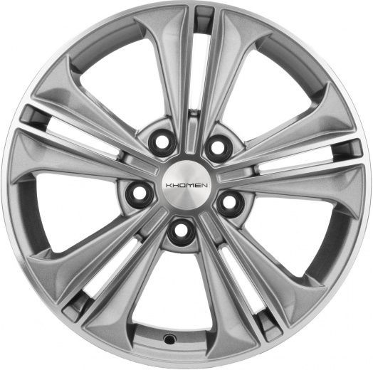 Фото Khomen Wheels KHW1603 (Creta/Seltos) 6x16 5x114,3 ET43 dia 67,1 G-silver-FP