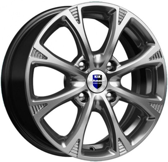 Фото K&K Блюз 6x15 4x114,3 ET44 dia 56,6 дарк платинум