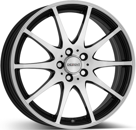 Фото DEZENT TI dark 6,5x16 4x100 ET45 dia 60,1 black polished