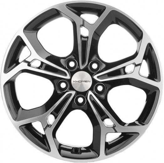 Фото Khomen Wheels KHW1702 (Optima/Tucson) 7x17 5x114,3 ET51 dia 67,1 black-FP