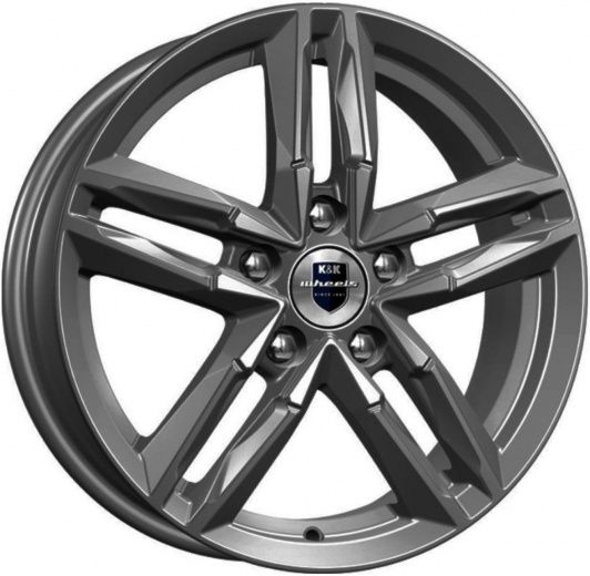 Фото K&K Sayan 6x16 5x112 ET50 dia 57,1 дарк платинум