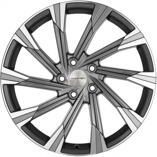 Фото Khomen Wheels KHW1901 (Kia Sportage) 7,5x19 5x114,3 ET50,5 dia 67,1 gray-FP