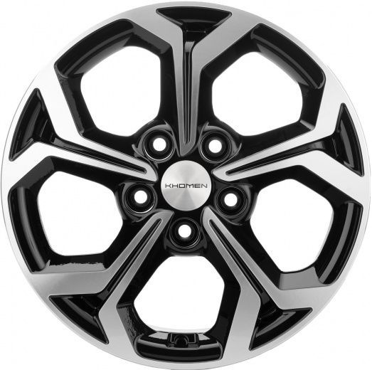 Фото Khomen Wheels KHW1606 (Focus) 6,5x16 5x108 ET50 dia 63,3 black-FP Россия