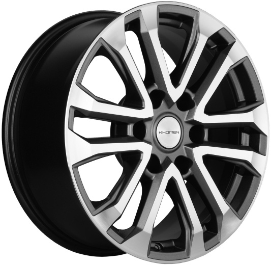Фото Khomen Wheels KHW1805 (LC Prado) 7,5x18 6x139,7 ET25 dia 106,1 gray-FP