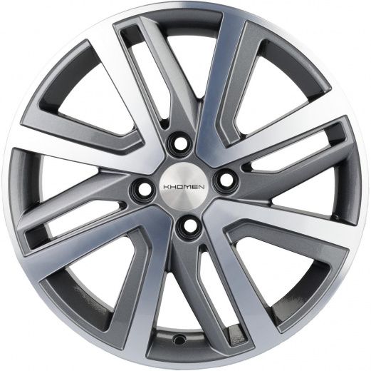 Фото Khomen Wheels KHW1609 (Stepway) 6x16 4x100 ET37 dia 60,1 gray-FP Россия