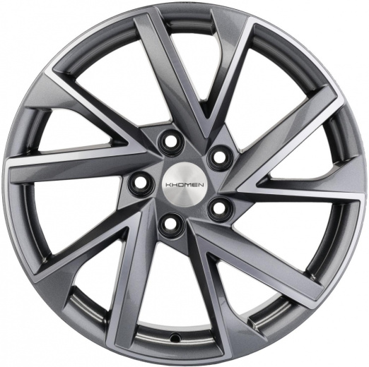 Фото Khomen Wheels KHW1714 (7pro) 7x17 5x108 ET40 dia 60,1 gray-FP