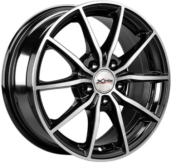 Фото X Trike X-111M 6,5x15 5x108 ET43 dia 63,35 BK/FP