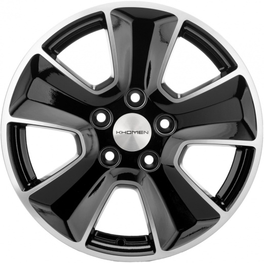 Фото Khomen Wheels KHW1601 (Huyndai/Kia) 6,5x16 5x114,3 ET43 dia 67,1 black-FP