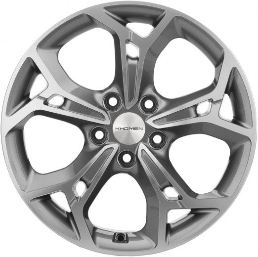 Фото Khomen Wheels KHW1702 (Octavia) 7x17 5x112 ET49 dia 57,1 gray-FP Россия