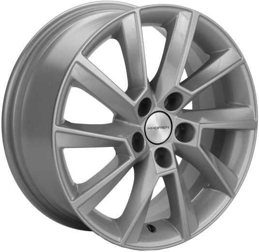 Фото Khomen Wheels KHW1604 (Kamiq/Rapid/Scala) 6x16 5x100 ET38 dia 57,1 F-silver