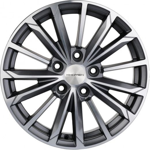 Фото Khomen Wheels KHW1611 (Mazda 3) 6,5x16 5x114,3 ET45 dia 67,1 gray-FP Россия