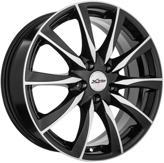 Фото X Trike X-120M 7x17 5x115 ET43 dia 70,2 BK/FP