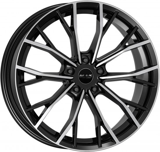 Фото MAK Mark 8x19 5x112 ET34 dia 66.6 black mirror Италия