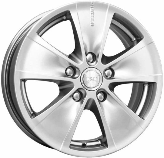Фото K&K Иллюзио 6,5x16 5x108 ET50 dia 63,35 сильвер Россия