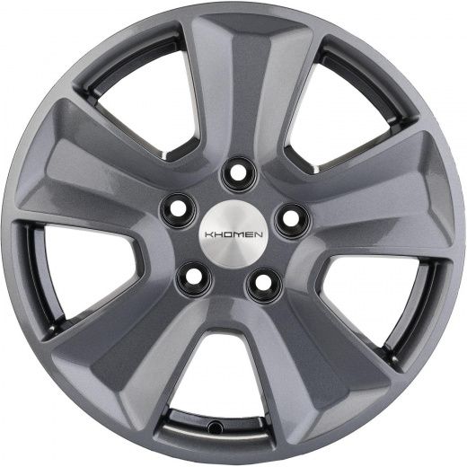 Фото Khomen Wheels KHW1601 (Duster) 6,5x16 5x114,3 ET50 dia 66,1 gray Россия