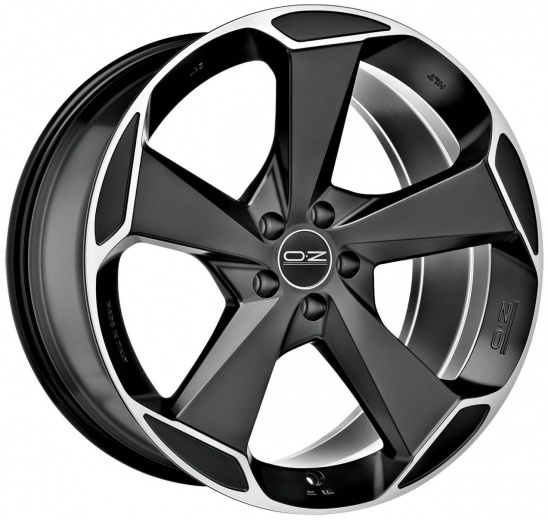 Фото OZ Racing Aspen 10x21 5x112 ET52 dia 79 matt black diamond cut