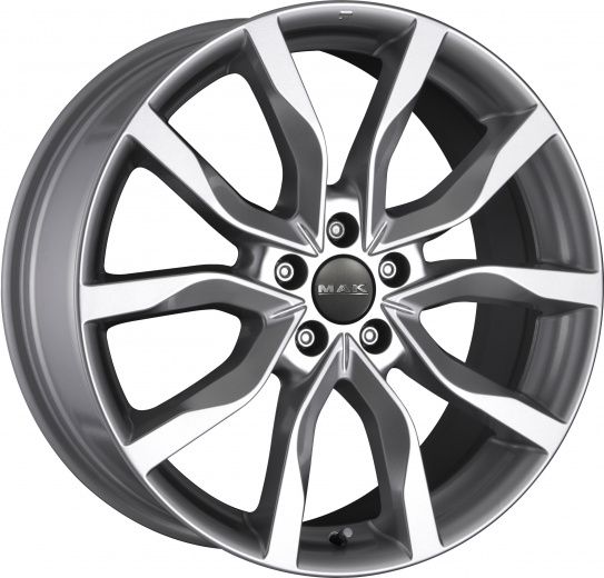 Фото MAK Koln 9,5x21 5x114,3 ET48 dia 76 gun metallic mirror
