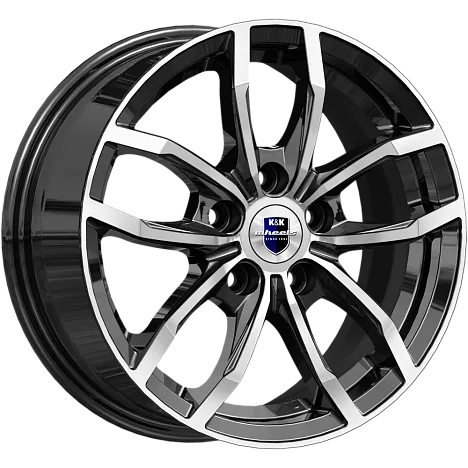 Фото K&K Фрост 6,5x15 5x108 ET50 dia 63,35 алмаз черный