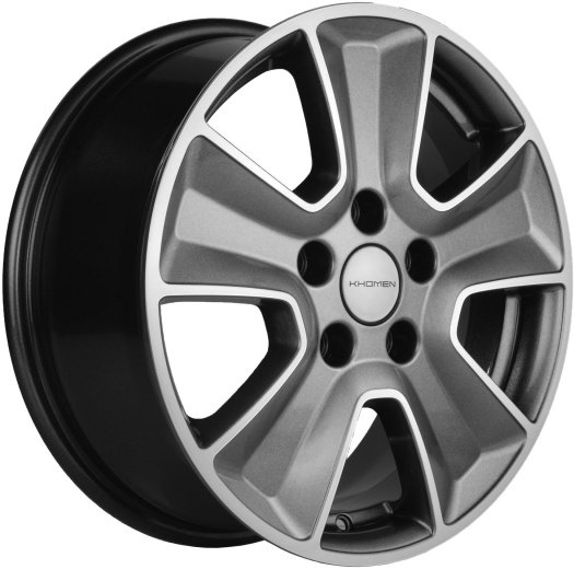 Фото Khomen Wheels KHW1601 (Huyndai/Kia) 6,5x16 5x114,3 ET43 dia 67,1 gray-FP