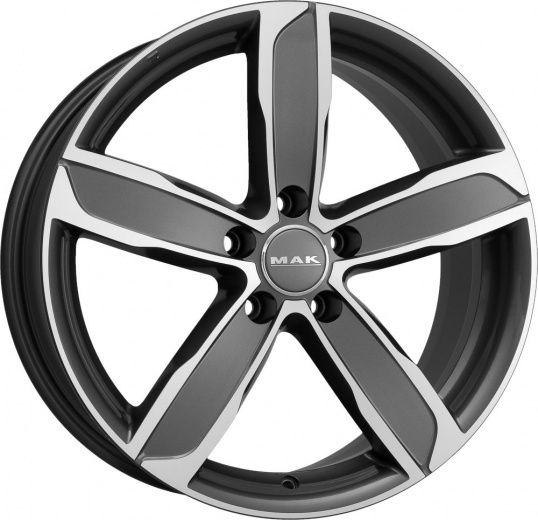Фото MAK Stadt 8x18 5x112 ET28 dia 66,6 gun metallic mirror